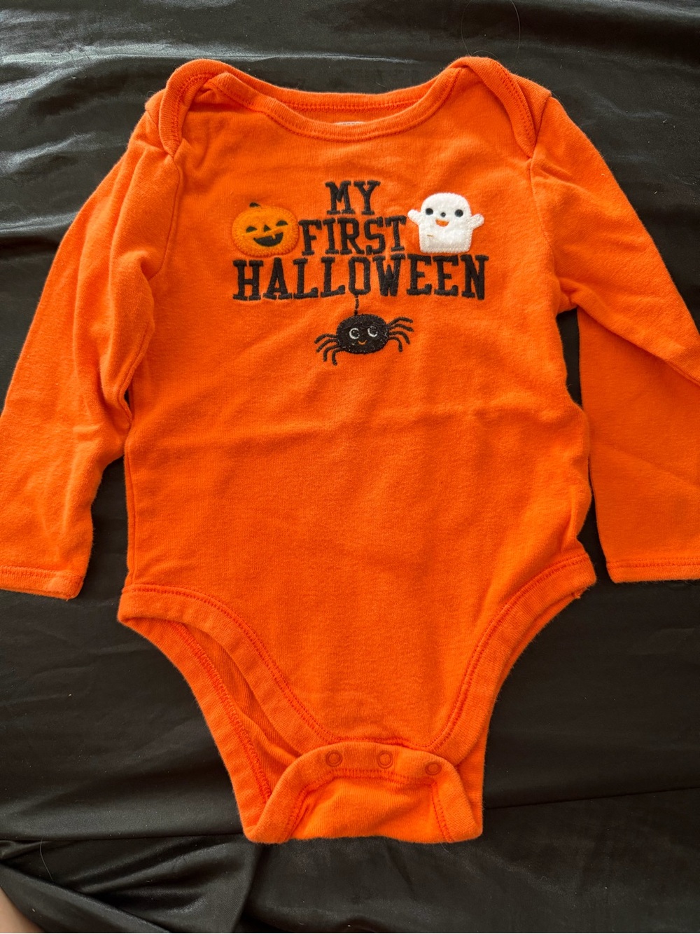 First Halloween embroidered Bodysuit